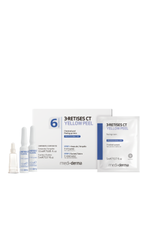 3-RETISES CT YELLOW PEEL 6amp2ml+6sachets 5ml - Dermacircle